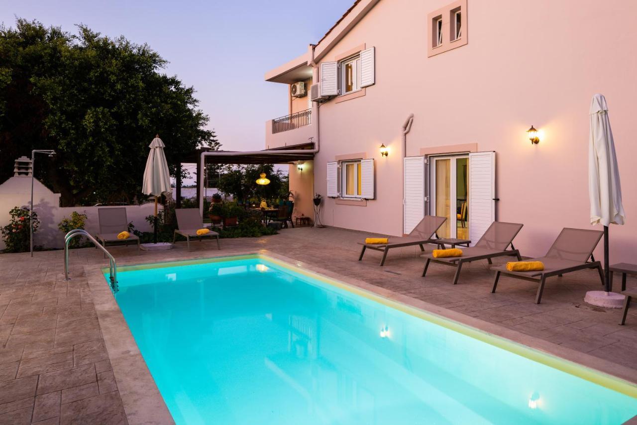 Carpe Diem-Luxury Villa With Private Pool Agia Paraskevi  Buitenkant foto