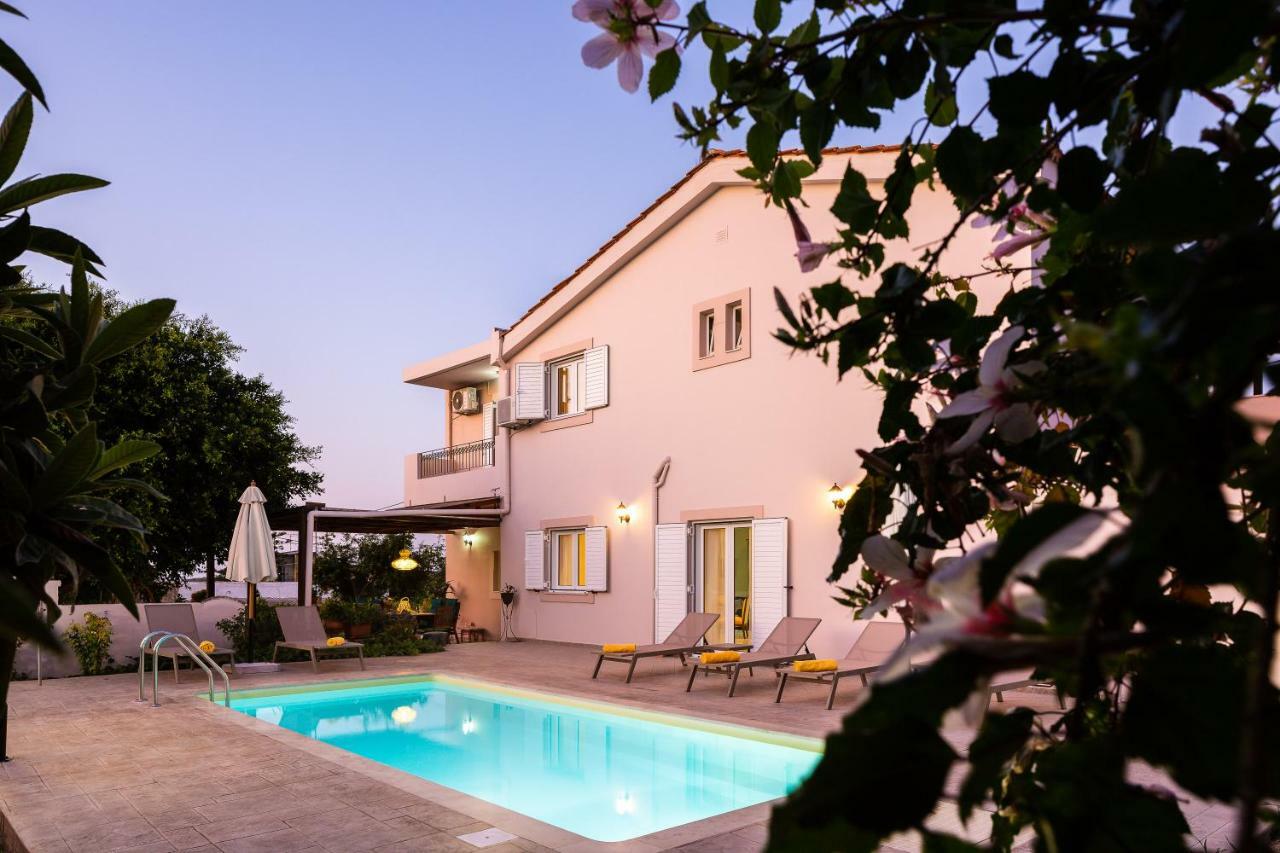 Carpe Diem-Luxury Villa With Private Pool Agia Paraskevi  Buitenkant foto