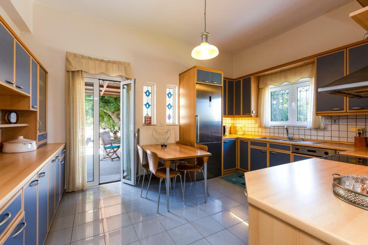 Carpe Diem-Luxury Villa With Private Pool Agia Paraskevi  Buitenkant foto