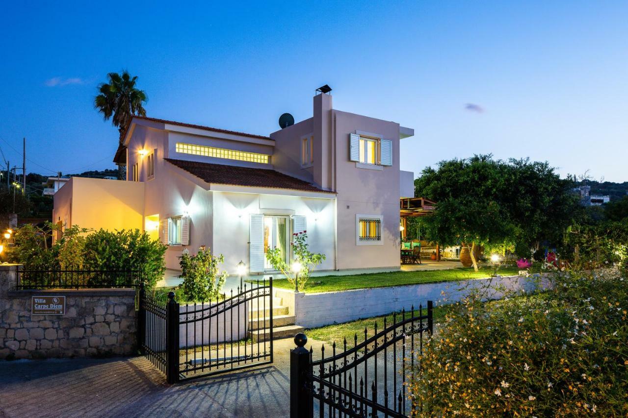 Carpe Diem-Luxury Villa With Private Pool Agia Paraskevi  Buitenkant foto